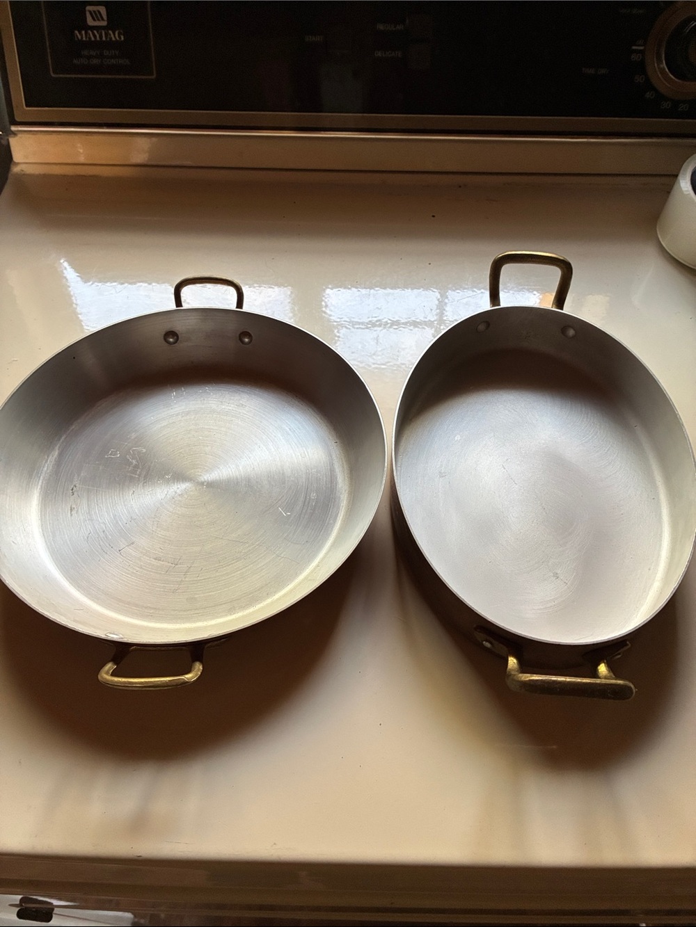 Centuria Baumlin Copper France Pan Set Brass Handle
